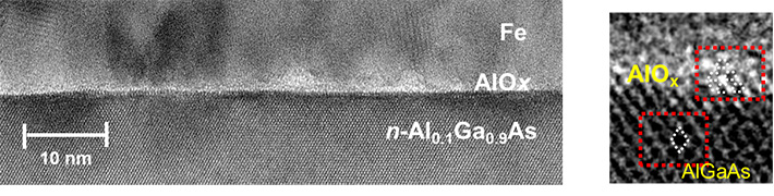 結晶性AlOxトンネルバリア