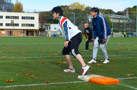 試合中の様子