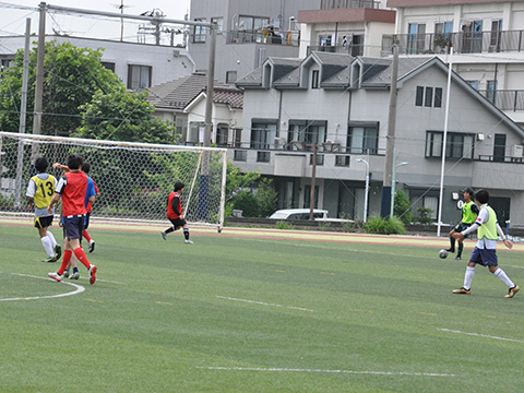 サッカー部同窓会交流試合