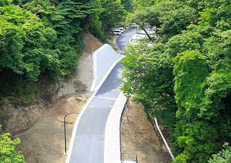 すずかけ台キャンパス外周道路