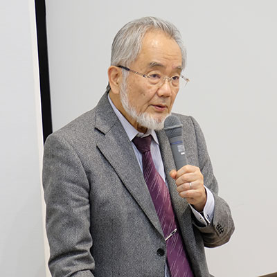 大隅塾長（専門基礎研究塾 細胞科学分野）