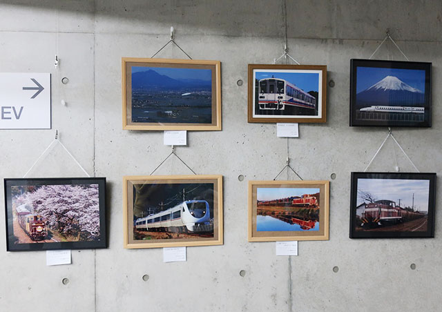 鉄道研究部の展示風景