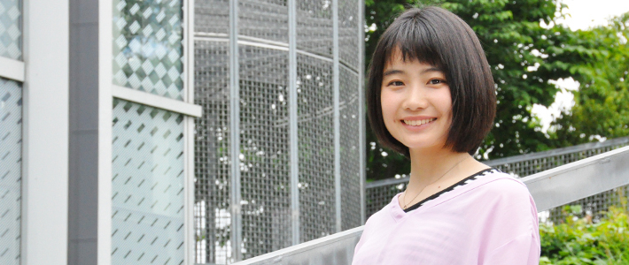 研究プロジェクトのまとめ役として 所属生：玉木彩子さん 生命理工学部 生命工学科 3年