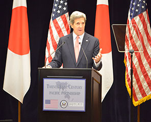 ケリー米国務長官、東京工業大学で講演