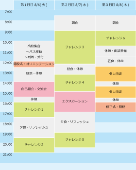 【サマーチャレンジ2013概要】