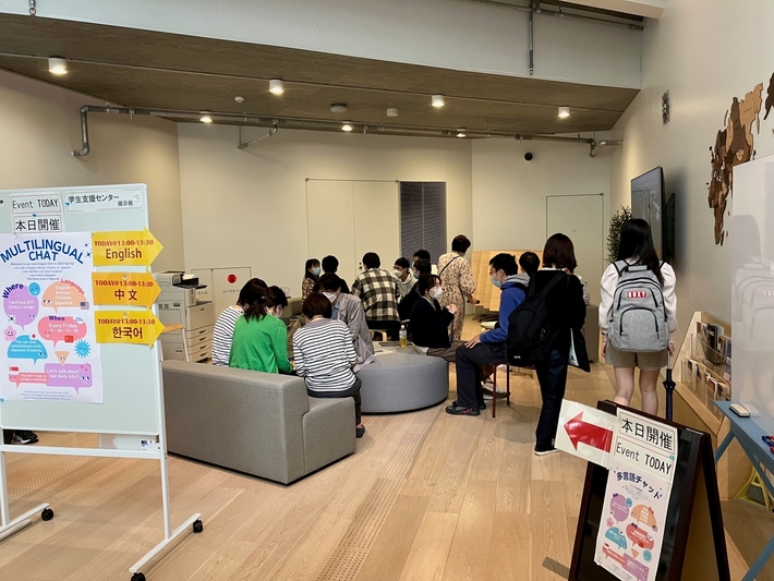 開催日には案内が出ます