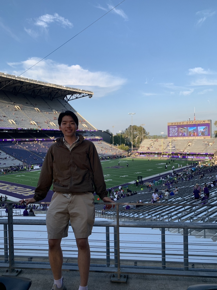 アメフト試合観戦にて