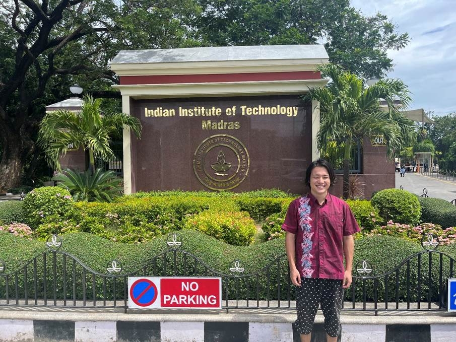 派遣交換留学 インド工科大学マドラス校 2024年7月29日~2025年5月17日