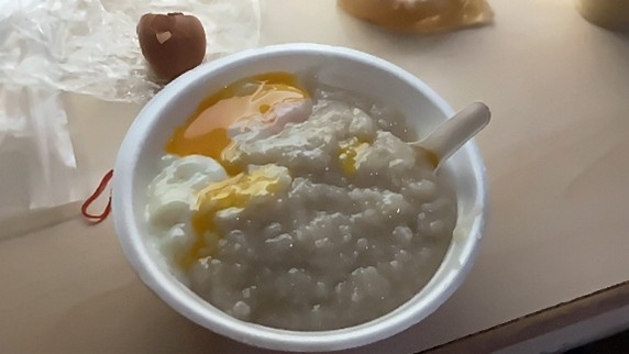 療養時に食べていたおかゆ