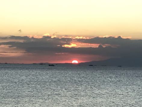 モールオブアジアからの夕陽